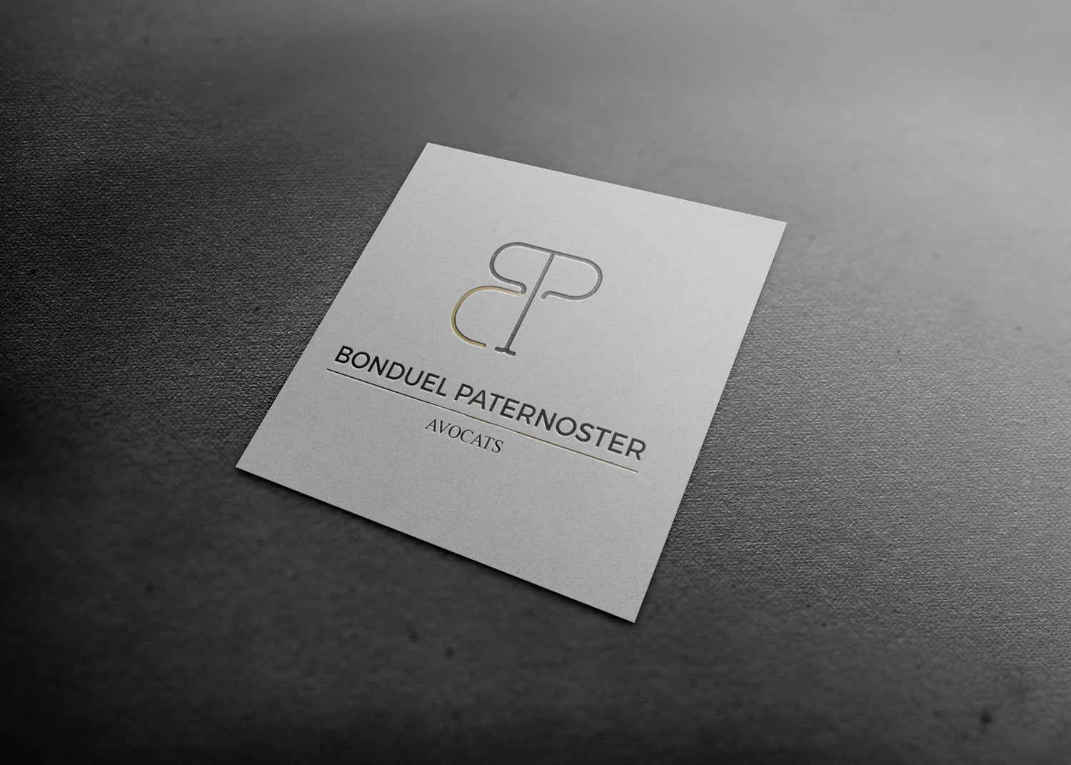 Réalisation Logo Bonduel et Paternoster Avocats