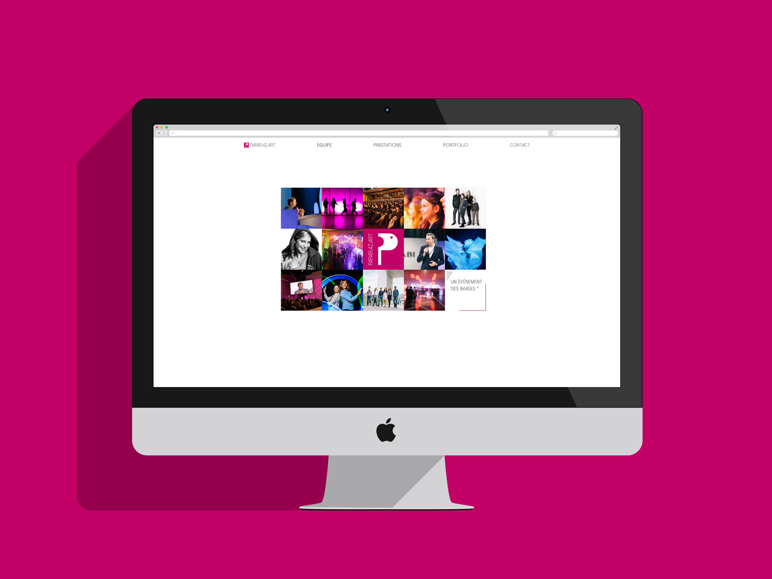 Projet de site internet Agence Photo Paparazart