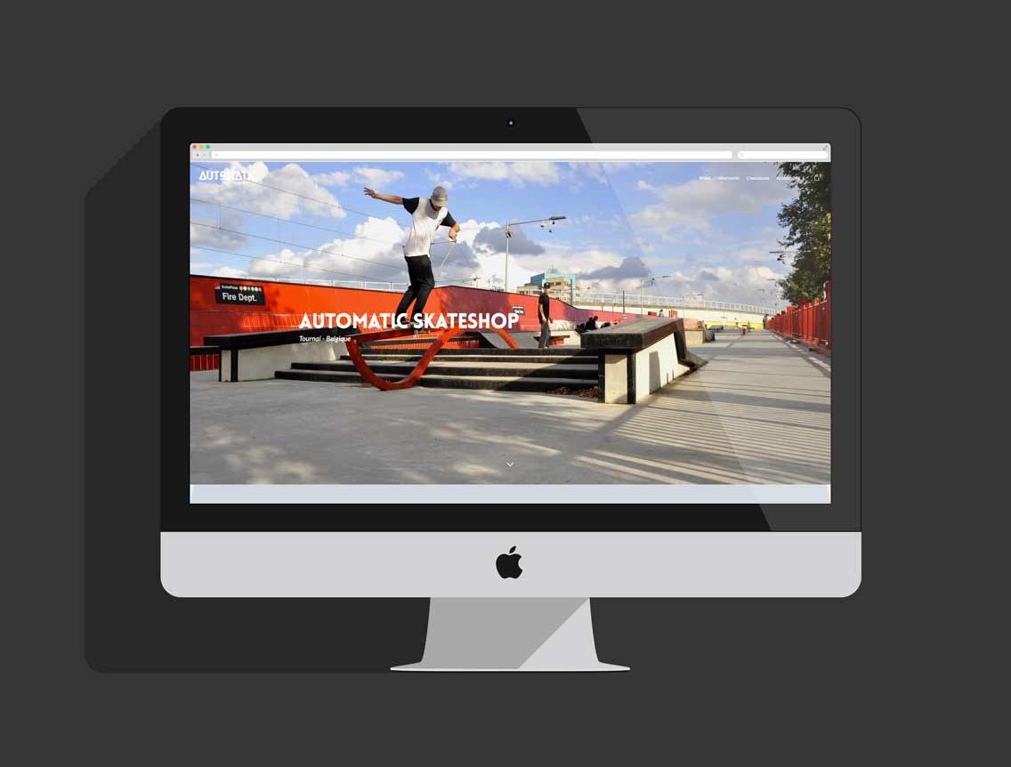 Site de Automatic Skate shop à Tournai