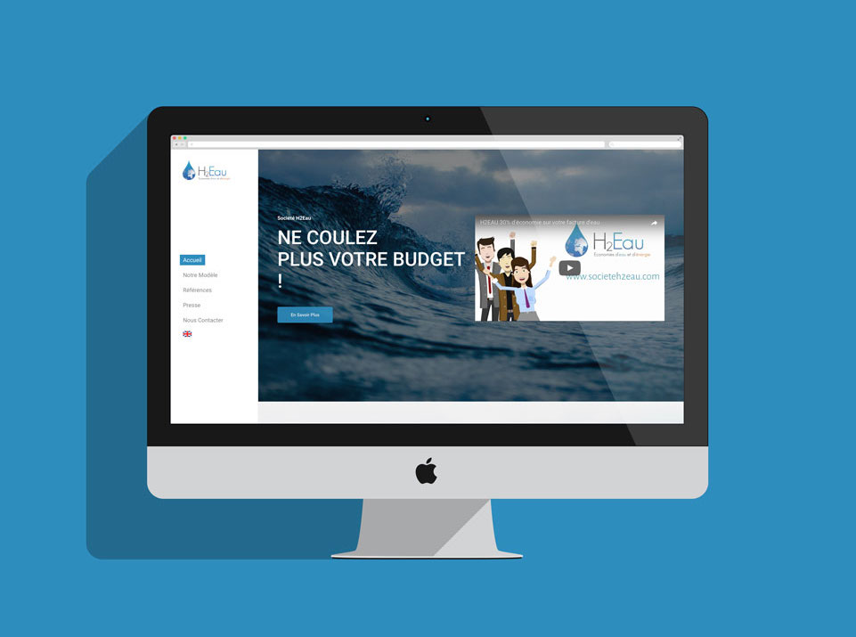 Site de la société H2Eau